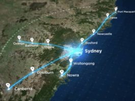NSW High Speed Rail Potential Route